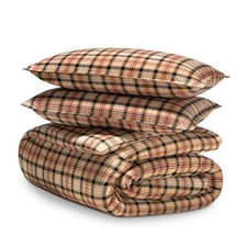 Flannel Duvet Cover Set - King - 100 Cotton, Velvety Soft Heavyweight