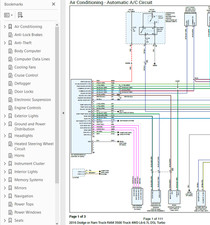Dodge RAM 3500 2016 diagrama de cableado a color esquema L6 6,7 L DSL 4x4 pdf