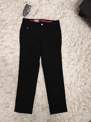 Alberto ANJA Damen Golf 3xDry Cooler Hose Gr. EU 30/S schwarz Stretch Energy