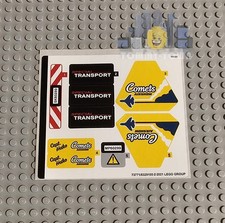 Lego City STICKER SHEET ONLY for Lego set 60289 Airshow Jet Transporter