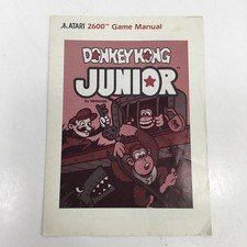 Vintage DONKEY KONG Junior Atari 2600 Game Instruction Booklet *ONLY By Nintendo