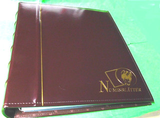 Numisblätter Album braun Hüllen