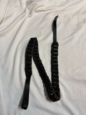 LM Glove LEATHER Weave links MANDOLIN Strap Black - FIRE SALE