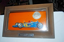 Autolite-Ford Famous Race Car shadow box wall decor, Al Unser, 1970 Indy 500