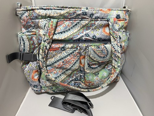 Vera Bradley diaper bag lots of pockets in very good condition 18" X 13" X 6"