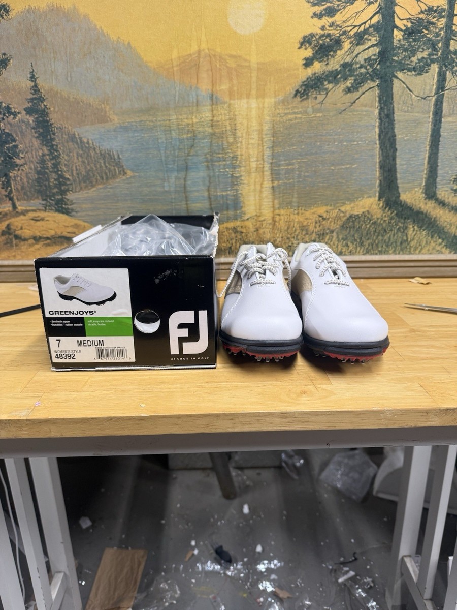 FootJoy White Golf Sneakers, women's style 48392, size 7 med