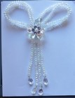 Necklace Joan Rivers Large Flower Crystal Dangles  Vintage — photo 5