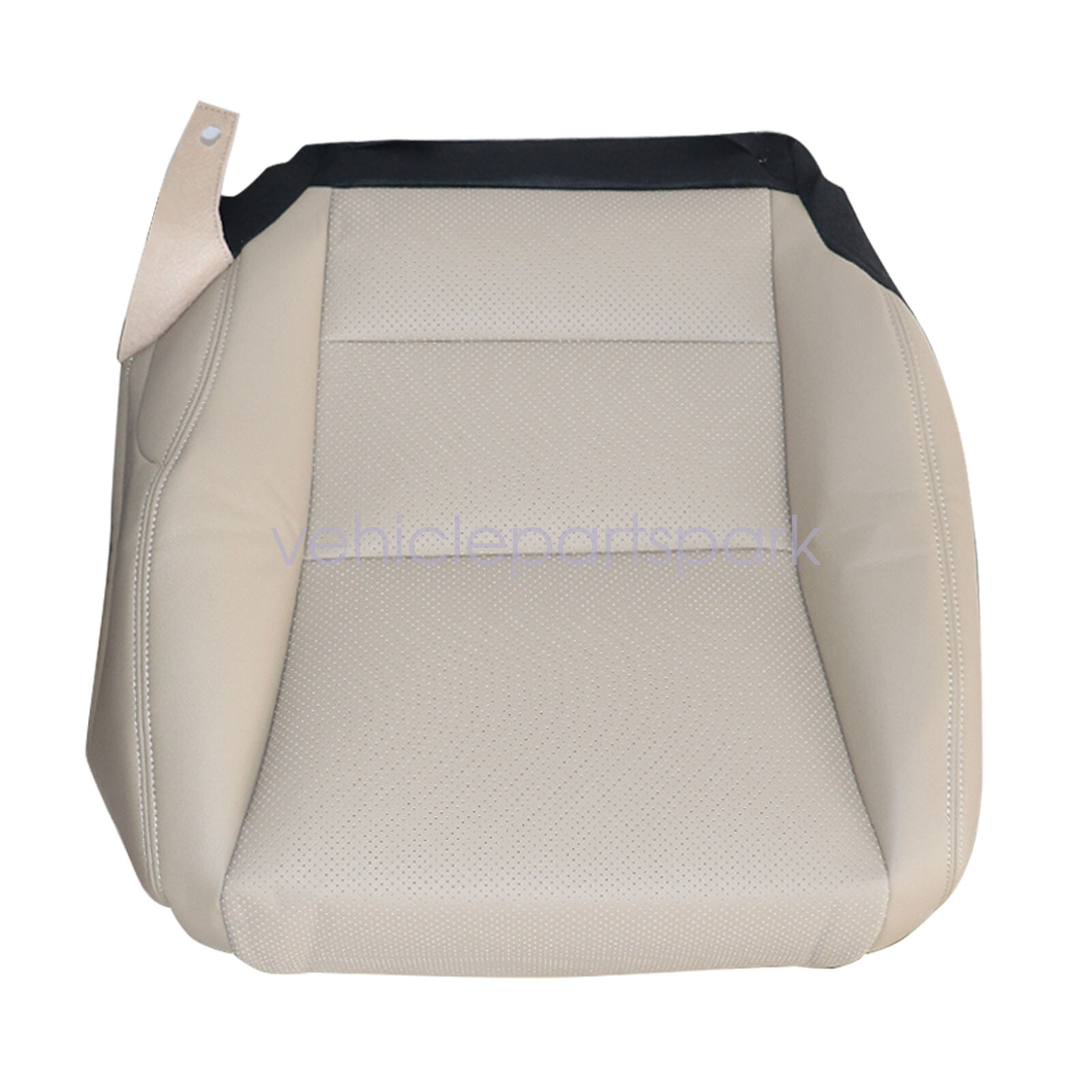 Replacement Driver Perforated Bottom SEAT COVER Tan For 2013 2014 Honda Accord
