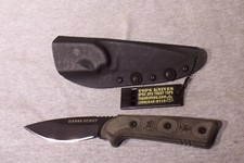 TOPS SIERRA SCOUT FIXED BLADE KNIFE & SHEATH MADE IN THE USA LOOKS NEVER USED