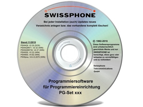 SWISSPHONE PG-SET PROGRAMMIERSET MIT SOFTWARE FÜR DME S.QUAD X15 | X35 | VOICE ! - Bild 2 von 4