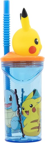 3D Kids Tumbler with Straw 360ml BPA-Free Plastic Reusable Cup Drink Bottle UK - Picture 55 of 88