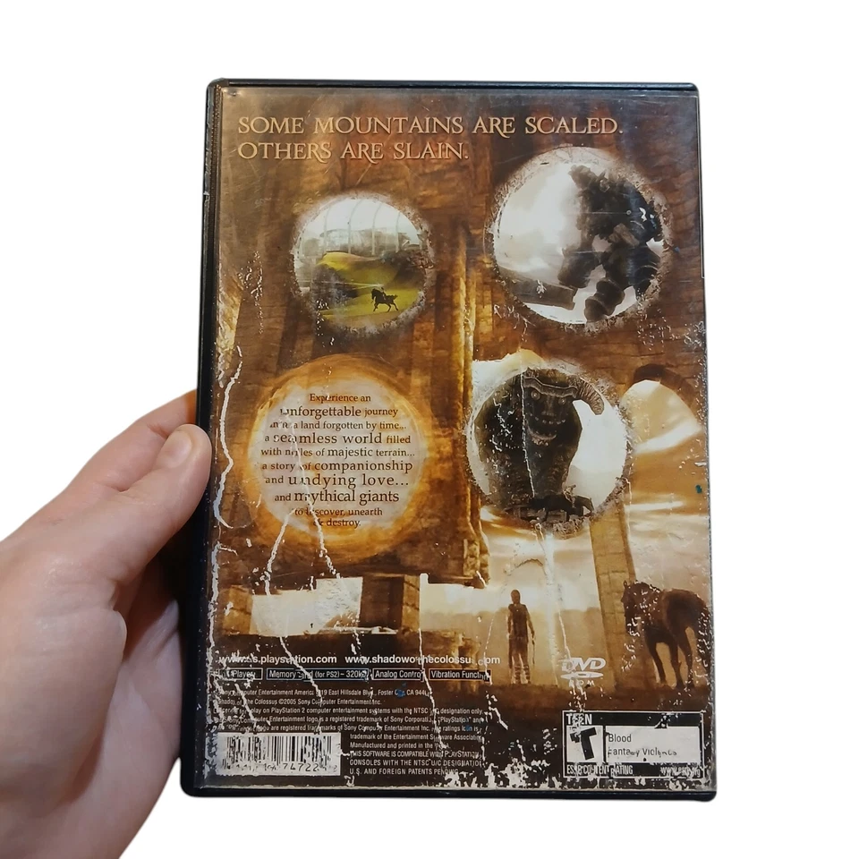 Shadow of the Colossus PS2 Game - Used, Casing & Disc Scuffs - Image 2 of 4