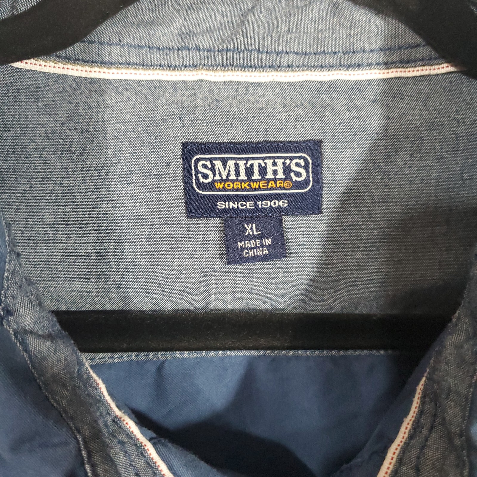 SMITH'S Workwear 1906 Heavy Casual shirt XL Navy … - image 3