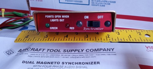 ATS DUAL MAGNETO SYNCHRONIZER TIMING LIGHT AIRCRAFT BENDIX SLICK TESTED GOOD US - Picture 5 of 7