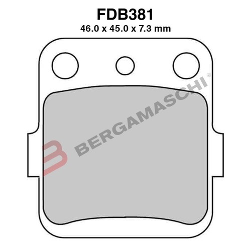 Plaquettes De Frein Arrière AHL Pour Yamaha Raptor, Banshee, Wolverine - Semi-Métalliques - 46x45x8mm