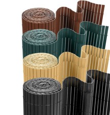 PVC Garden Screening Roll Fence Privacy Border Panel Fake Bamboo Fencing Cover