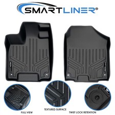 Smartliner Custom Fit Floor Mats 1st Row Liner Set Oem Tpe 2016-2022 Honda Pilot