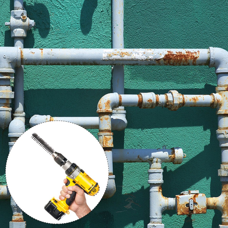 6pcs Brushes Wire Bore Brushes Steel Bristles Wire Brush Wire Brush