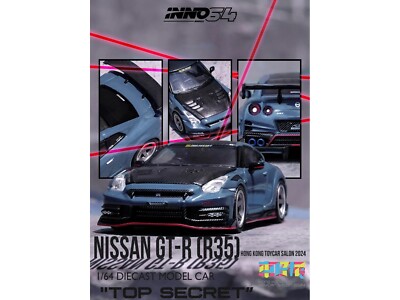 イノモデル 1/64 Nissan GT-R (R35) Nismo 2022 NISSAN GT-R (R35) NISMO RHD STEALTH GRAY 1/64 INNO