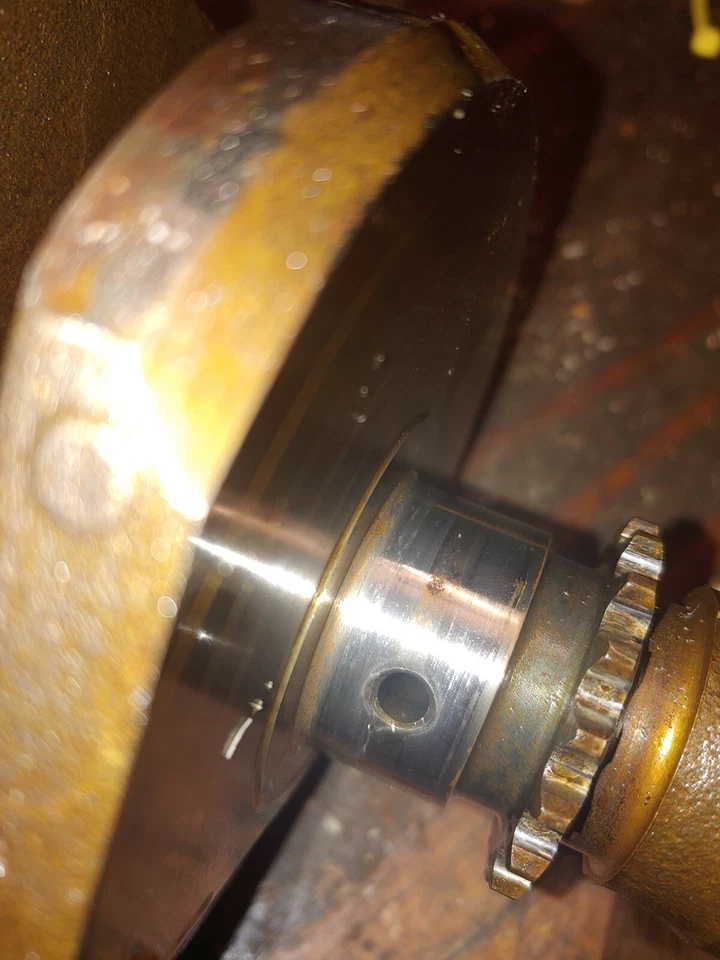 Yamaha XS360 1977 cigüeñal 2D Foto 3 de 4