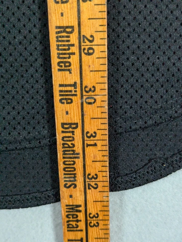 Camiseta atlética vintage Russell unissex tamanho 50 XL preta feita nos EUA beisebol anos 90 - Imagem 4 de 4