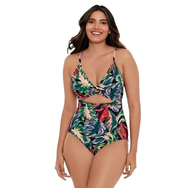 Multicolor Floral One Piece Swimwear for Women