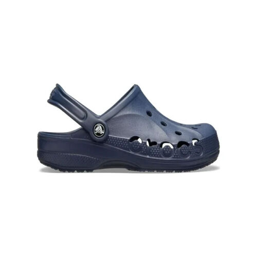 Crocs Baya Slip-On Waterproof Navy Blue Clogs - Size M6/W8 NEW - Picture 2 of 3