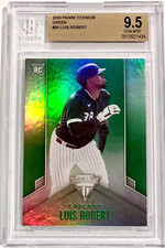 2020 Panini Titanium #20 Luis Robert GREEN BGS 9.5 GEM MINT RC