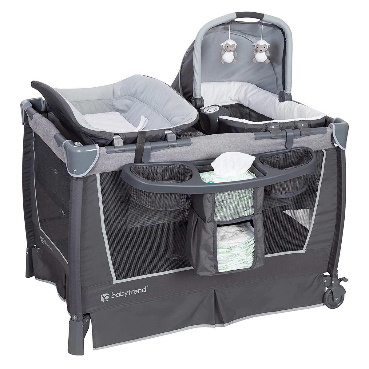 Baby bassinet sale and changing table