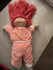 1982 Cabbage Patch Girl Doll W/ Red Hair & Blue Eyes