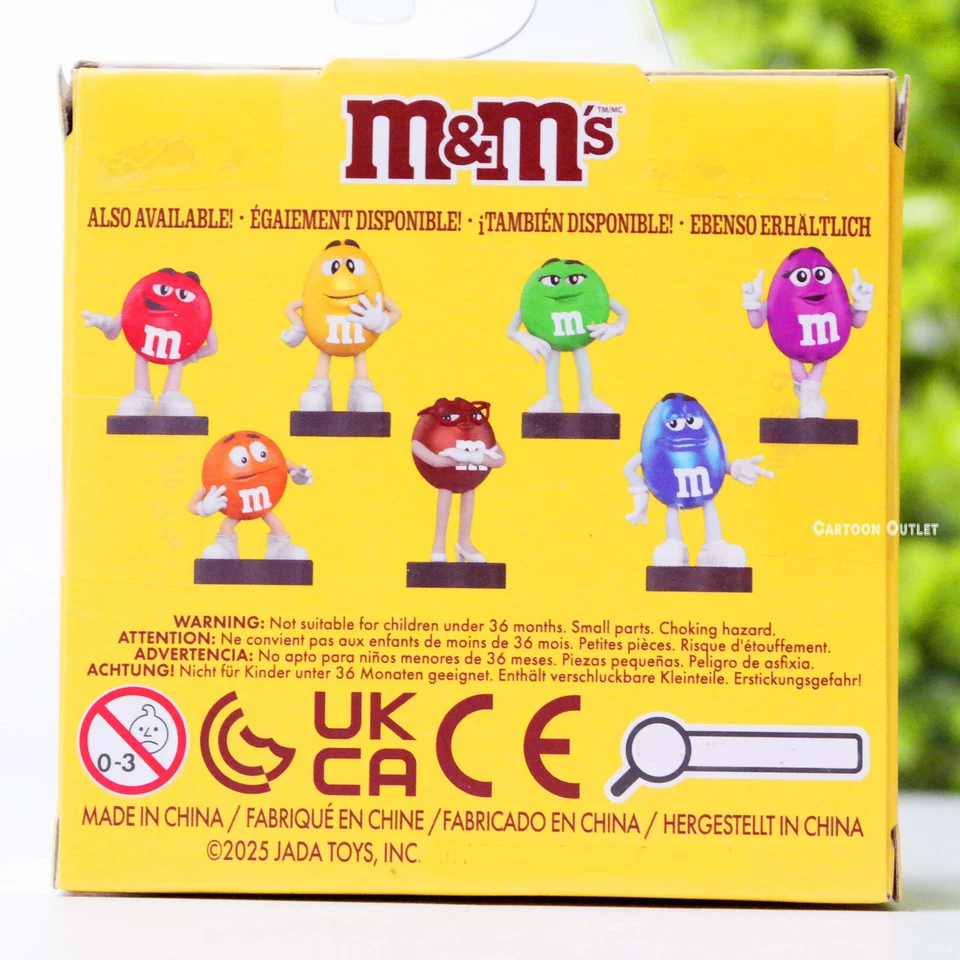 Figura coleccionable Jada M&M'S personaje púrpura 3" Diecast M&M Metalfigs Foto 3 de 4