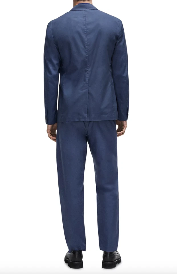 NEW Rag & Bone Blue Shift Paper Cotton Tailored Fit Blazer Sz 38 NWT $495 - Image 4 of 4