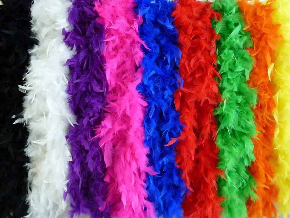 Boa Federboa Feder-Schal Federstola Party Karneval Kostüm 180 cm lang wählbar