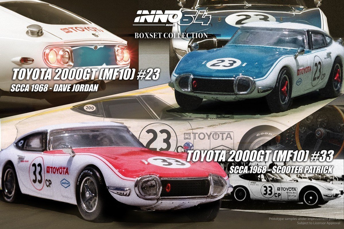 ミニカー TOYOTA2000GT Late version 1968 Amazon.com: 1968 Toyota 2000GT SCCA #23 Die Cast Model