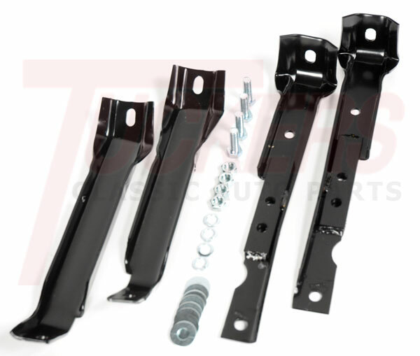 63-'66 REAR BUMPER BRACKET SET - FLEETSIDE - Classic Heartbeat Pickup