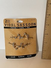 Vintage Vidal Sassoon 2 Pc Hair Slides