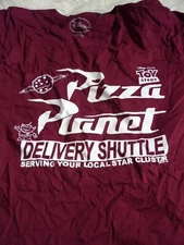 zbox Tshirt M medium Free gift + loot crate new toy story pizza delivery red