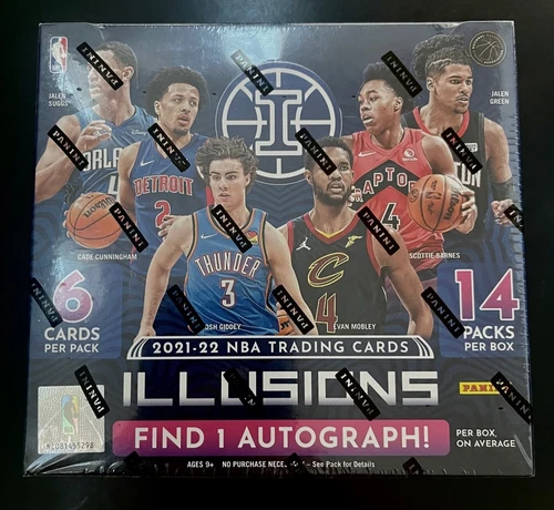 2021-22 Panini Illusions Basketball Trading Cards Box- NEW / SEALED