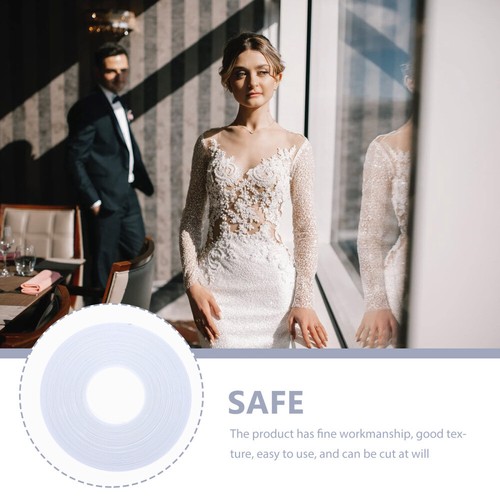 5 Rolls Wedding Evening Dress Fish Bone Elastic Webbing Bridal Belt Bride - Picture 2 of 12