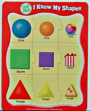 Lot of 3 Leap Frog Children's Educational Puzzles: Shapes, Numbers, Counting