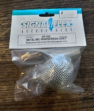 Signal Flex SF102 Metal Mesh Ball Style Mic Grille Grey
