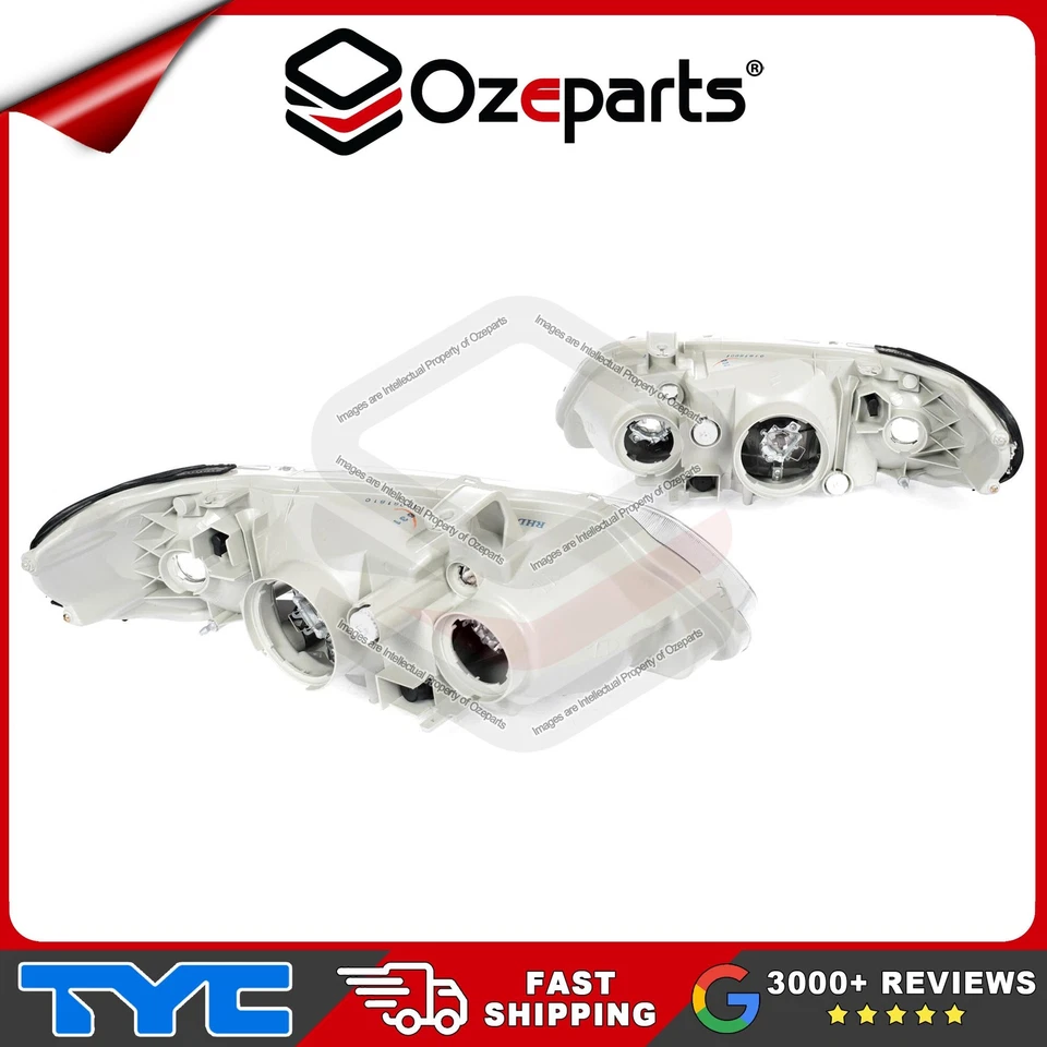 Pair LH+RH Head Light Front Lamp For Nissan Pulsar N16 Sedan 2003~2006 - image 2 of 4