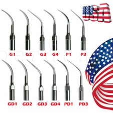 12 Types Dental Ultrasonic Scaler Scaling Endo Perio Tips fit EMS Woodpecker Dr