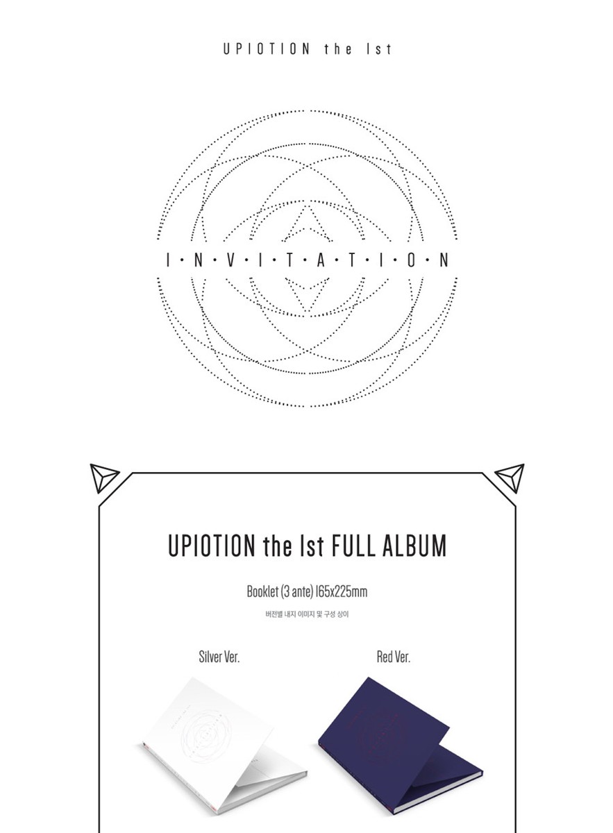 UP10TION INVITATION 1st Album 2 Ver SET 2CD+POSTER+2ea Photobook+