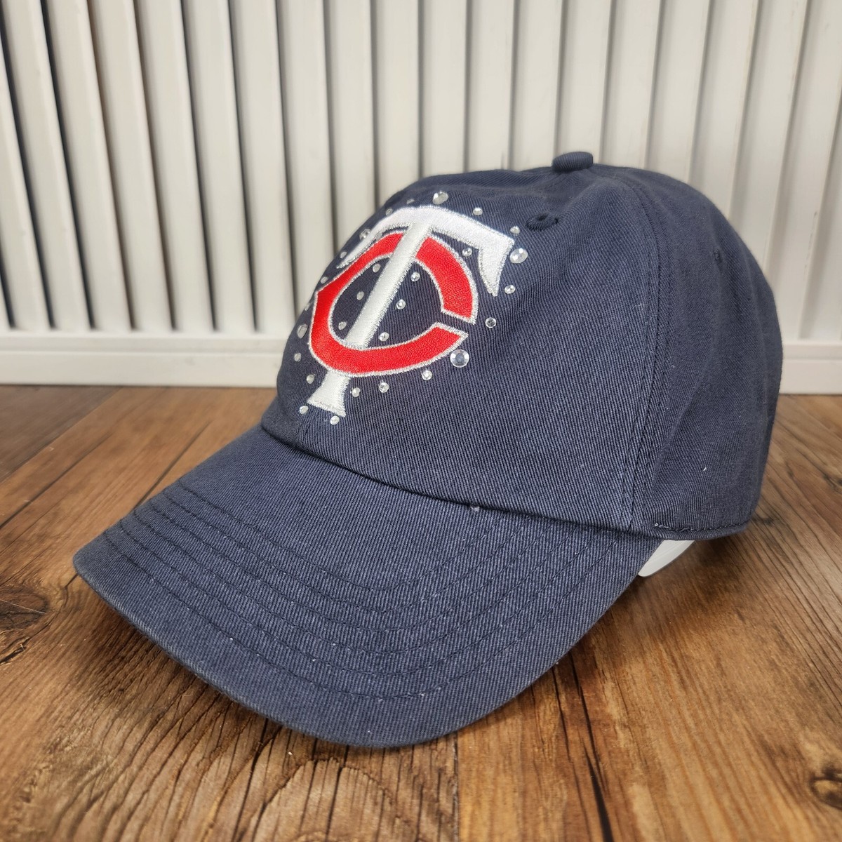 Minnesota Twins Hat Cap Strap Back Blue Pink Victoria Secret 
