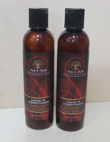 AS I AM LEAVE-IN CONDITIONER 8 OZ LOT OF 2