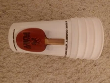 4 x 24 oz Balls of Fury plastic cups 