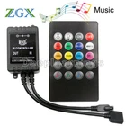 DC 12V Music Sound Activated Controller For RGB LED Light Strip 20 Key Remote