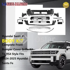Fits 2024-2025 Hyundai Santa Fe New Complete Bumper Cover Grille Kit 86512-P6200