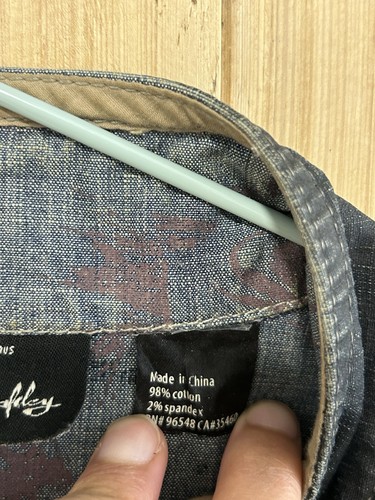 Oakley Industrial Blue Button Up Vintage 90s Y2K Women's Denim Jacket Size M - Bild 4 von 18